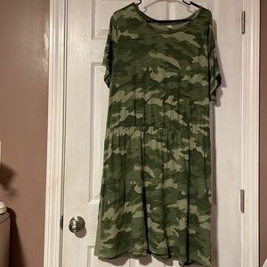 Camouflage Old Navy dress